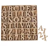 VBS XXL Holz, Mdf & Pappmaché>VBS Buchstaben- und Zahlensortiment, 360 Stück
