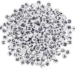 Kinder VBS Perlen|Buchstabenperlen>Buchstabenperlen "Weiß"