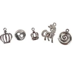 VBS Anhänger & Charms|Dekoelemente>Charms-Anhänger-Mix "Einhorn und Co"