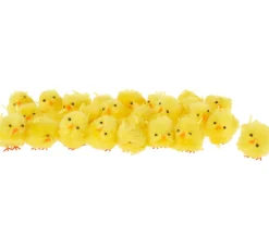 VBS XXL Streuteile|Dekofiguren & -Objekte>VBS Chenille Küken "Höhe 5 cm", 24 Stück
