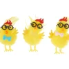 VBS Streuteile|Dekofiguren & -Objekte>Chenille Küken mit Brille