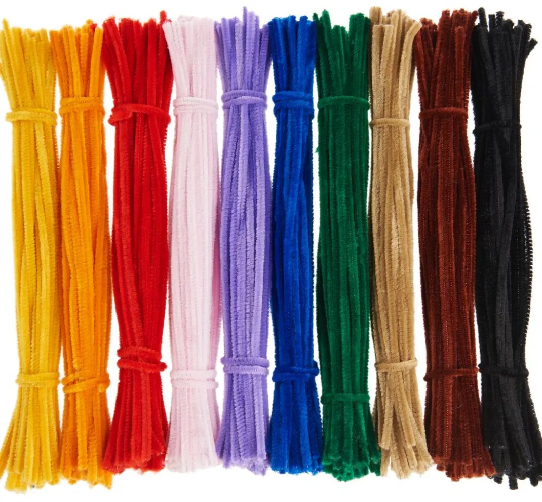 Kinder VBS XXL Chenilledraht|Bastelzubehör>VBS Chenilledraht "Farbenmix", 30 cm, 500er-Set