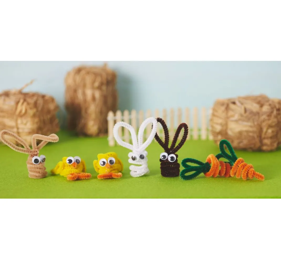 Kinder VBS XXL Chenilledraht|Bastelzubehör>VBS Chenilledraht "Farbenmix", 30 cm, 500er-Set