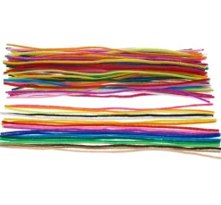 Kinder VBS XXL Chenilledraht|Bastelzubehör>VBS Chenilledraht "Farbenmix", 50 cm, 100er-Set