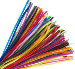 Kinder VBS XXL Chenilledraht|Bastelzubehör>VBS Chenilledraht "Farbenmix", 50 cm, 100er-Set