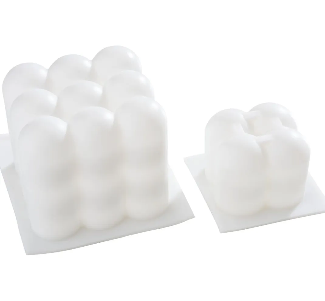 VBS Kerzen Gestalten|Gießformen>3D Silikon Kerzengießform "Bubble"