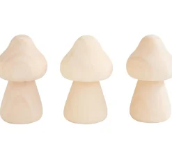 VBS Dekofiguren & -Objekte|Holz, Mdf & Pappmaché>Deko Pilz "Mushroom", 3 Stück