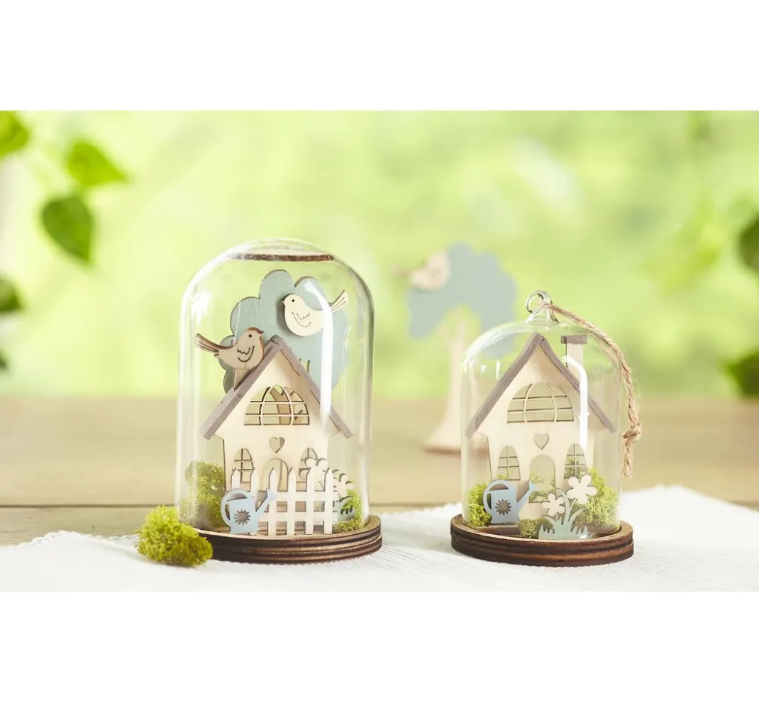 VBS Glas- & Porzellanmalerei|Glasgravur>Deko-Glasglocke mit Boden