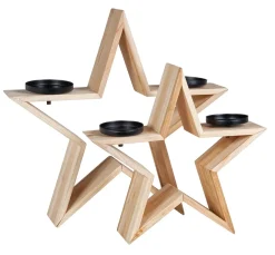 VBS Holz, Mdf & Pappmaché>Dekosterne mit Kerzenhaltern