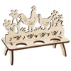 VBS Holz, Mdf & Pappmaché>Eierhalter "Hühner" für 6 Eier