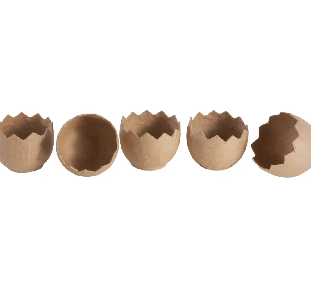 Kinder VBS Holz|Decoupage>Eierschalen, 5 Stück, Ø 6 cm
