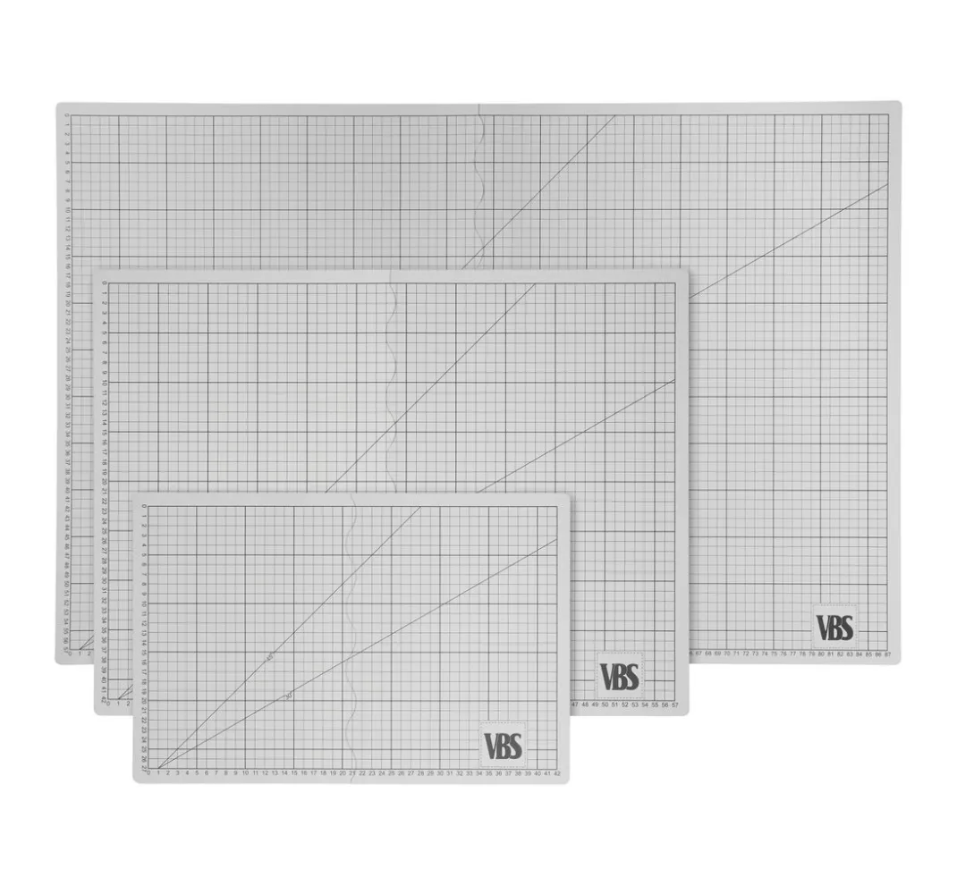 VBS Schneidematten & Unterlagen|Bastel - & Schneideunterlagen>Faltbare Schneidematte "Cool Grey"