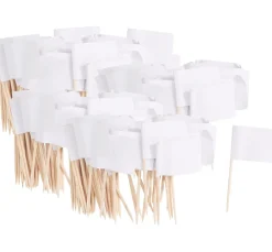 VBS XXL Dekoelemente>VBS Fähnchen mit Holzstiel