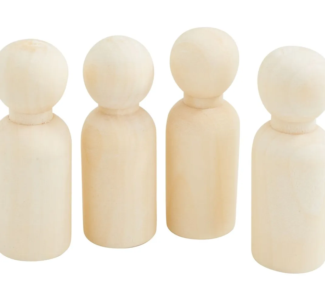 Kinder VBS Holz|Holz, Mdf & Pappmaché>Figurenkegel "Gerade"