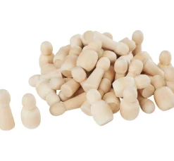Kinder VBS XXL Marionetten & Figuren|Holz, Mdf & Pappmaché>VBS Figurenkegel "Schlank & Bauchig", 50 Stück
