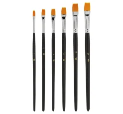 VBS Malen & Zeichnen|Pinsel>Flachpinsel "BASIC", 6er Set