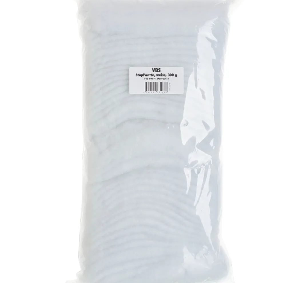 VBS Füllmaterial|Bastelzubehör>Füllwatte, weiß, 300 g