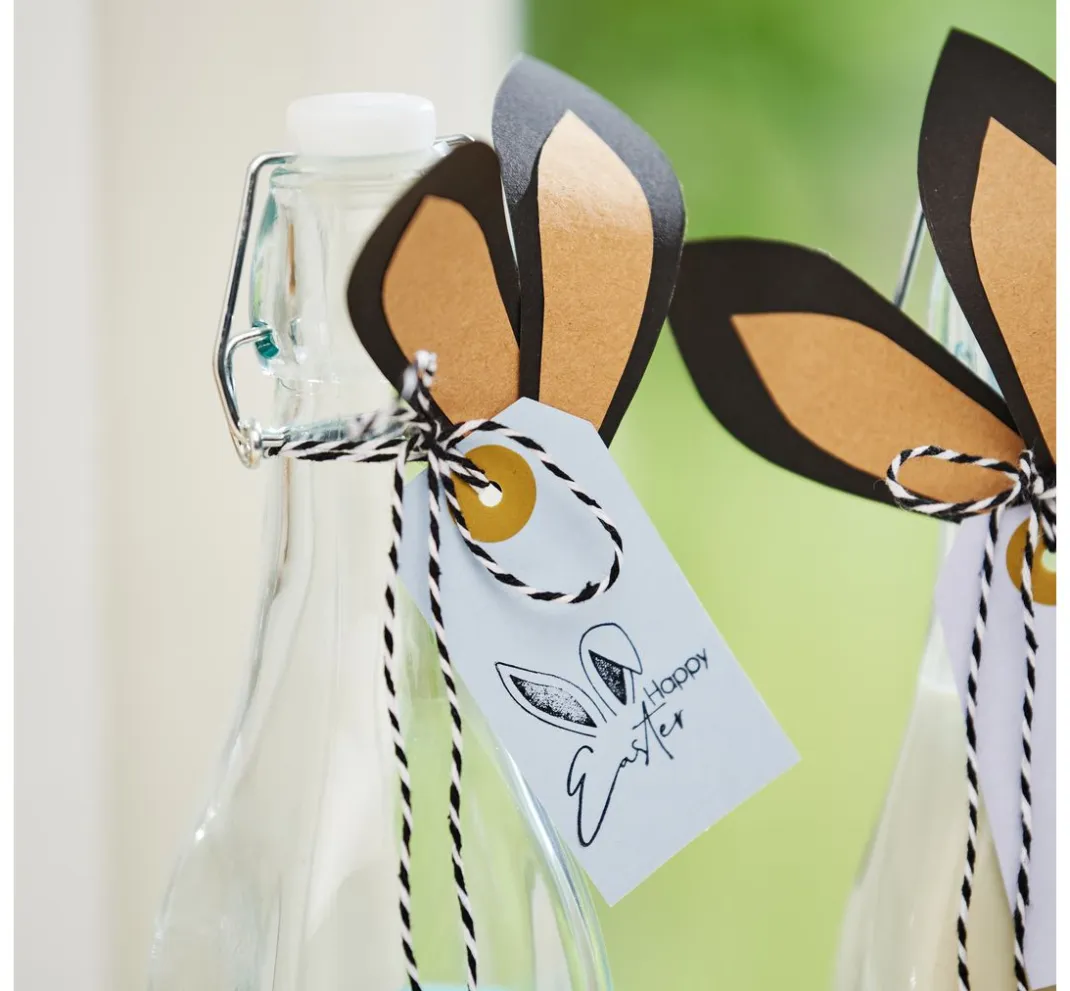 VBS Glasgravur|Glas- & Porzellanmalerei>Glasflasche mit Bügelverschluß "Eckig", 500ml, 6 Stück