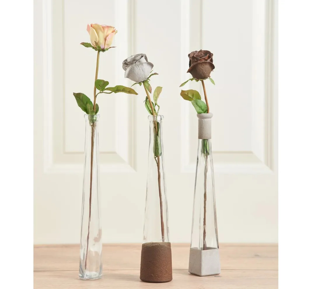 VBS Glasgravur|Glas- & Porzellanmalerei>Glasflaschen "Geo", 3er-Set