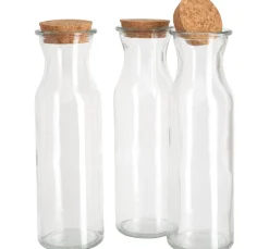 VBS Glasgravur|Glas- & Porzellanmalerei>Glasflaschen "Milk", 3er-Set