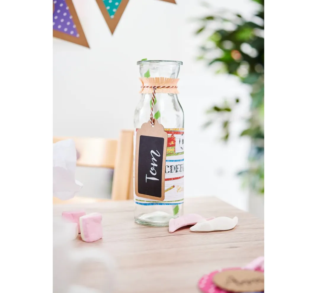 VBS Glasgravur|Glas- & Porzellanmalerei>Glasflaschen "Milk", 3er-Set