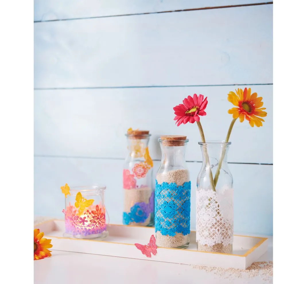 VBS Glasgravur|Glas- & Porzellanmalerei>Glasflaschen "Milk", 3er-Set