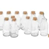 VBS XXL Glas- & Porzellanmalerei|Glasgravur>VBS Glasflaschen mit Korkverschluss, 12 Stück