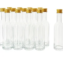 VBS XXL Glasgravur|Glas- & Porzellanmalerei>VBS Glasflaschen mit Schraubverschluss, ca. 60 ml, 14 Stück