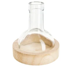 VBS Glas- & Porzellanmalerei|Glas & Porzellan>Glashaube Flasche mit Holzboden