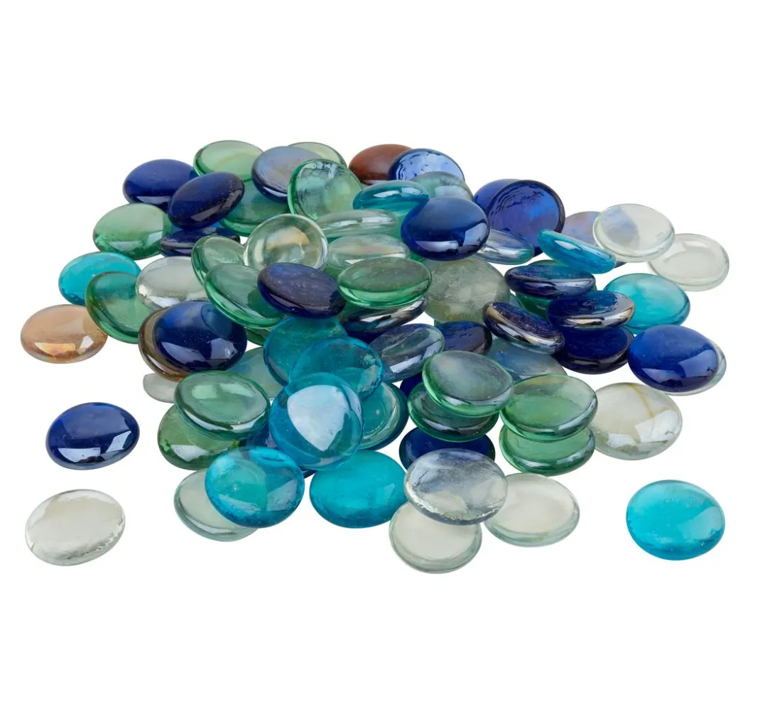 VBS XXL Mosaik Basteln>VBS Glas-Muggelsteine "Bunt", 1 kg