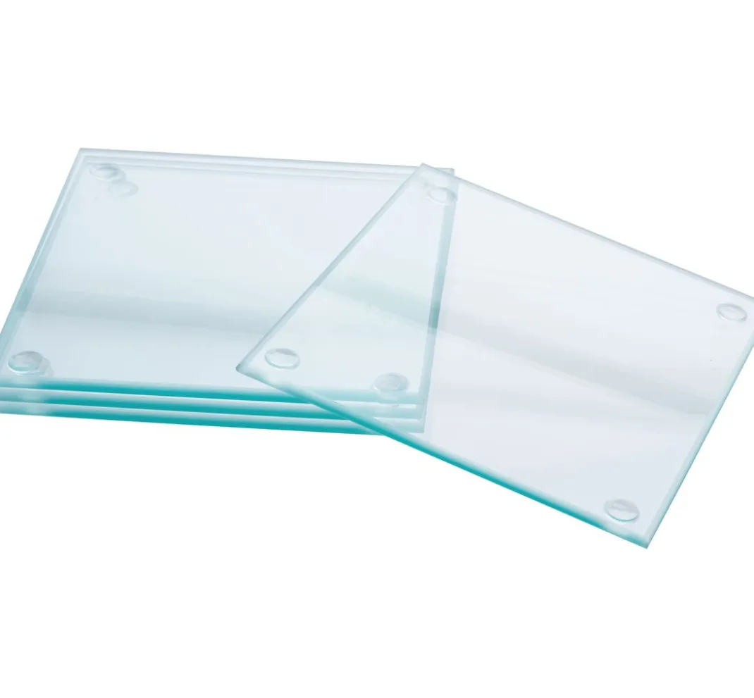VBS Glasgravur|Glas- & Porzellanmalerei>Glasuntersetzer, 4 Stück