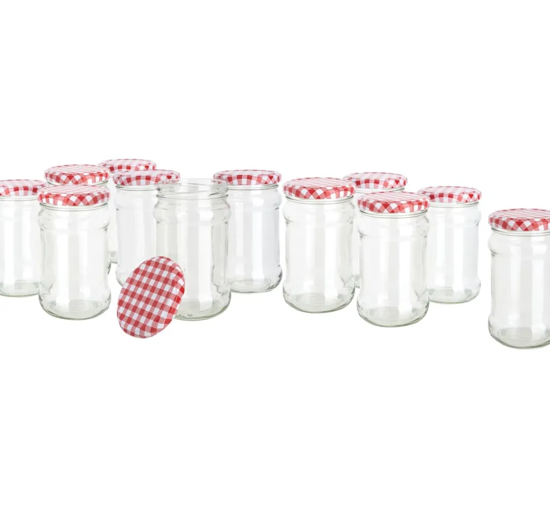 VBS Glas & Porzellan>Gläser mit Schraubdeckel "Rund", 270 ml