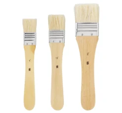 VBS Pinsel|Pinsel, Schwämme & Spachtel>Grundierpinsel "NATURE", 3er-Set