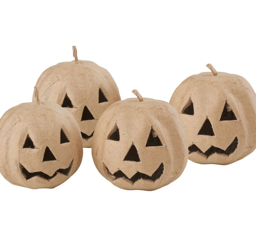 Kinder VBS Holz|Decoupage>Halloween-Kürbis