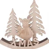 VBS Holz, Mdf & Pappmaché>Holz Deko-Bogen "X-MAS"