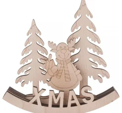 VBS Holz, Mdf & Pappmaché>Holz Deko-Bogen "X-MAS"