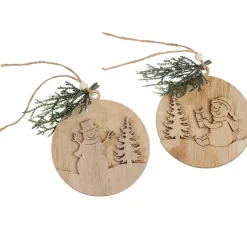 VBS Anhänger|Holz, Mdf & Pappmaché>Holz-Anhänger "Schneemann"