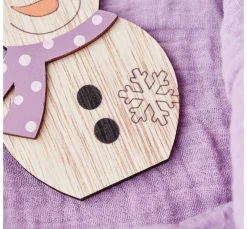 VBS Anhänger|Holz, Mdf & Pappmaché>Holz-Anhänger "Wichtel und Schneemann", 2-er Set