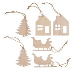 VBS Anhänger|Holz, Mdf & Pappmaché>Holz-Anhänger "Wintermotive"