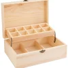 Kinder VBS Holz|Serviettentechnik>Holz-Aufbewahrungsbox "Twin"