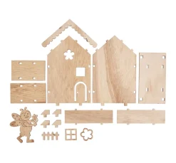 VBS Holz, Mdf & Pappmaché>Holzbausatz Haus "Frühlingsbote"