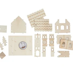 VBS Holz, Mdf & Pappmaché>Holzbausatz "Kirche" inkl. LED