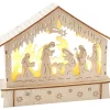 VBS Krippen|Holz, Mdf & Pappmaché>Holzbausatz "Krippe mit LED"