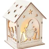 VBS Holz, Mdf & Pappmaché>Holzbausatz "Wichtelhaus", inkl LED