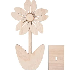 Kinder VBS Holz|Holz, Mdf & Pappmaché>Holz-Blume "Nancy"