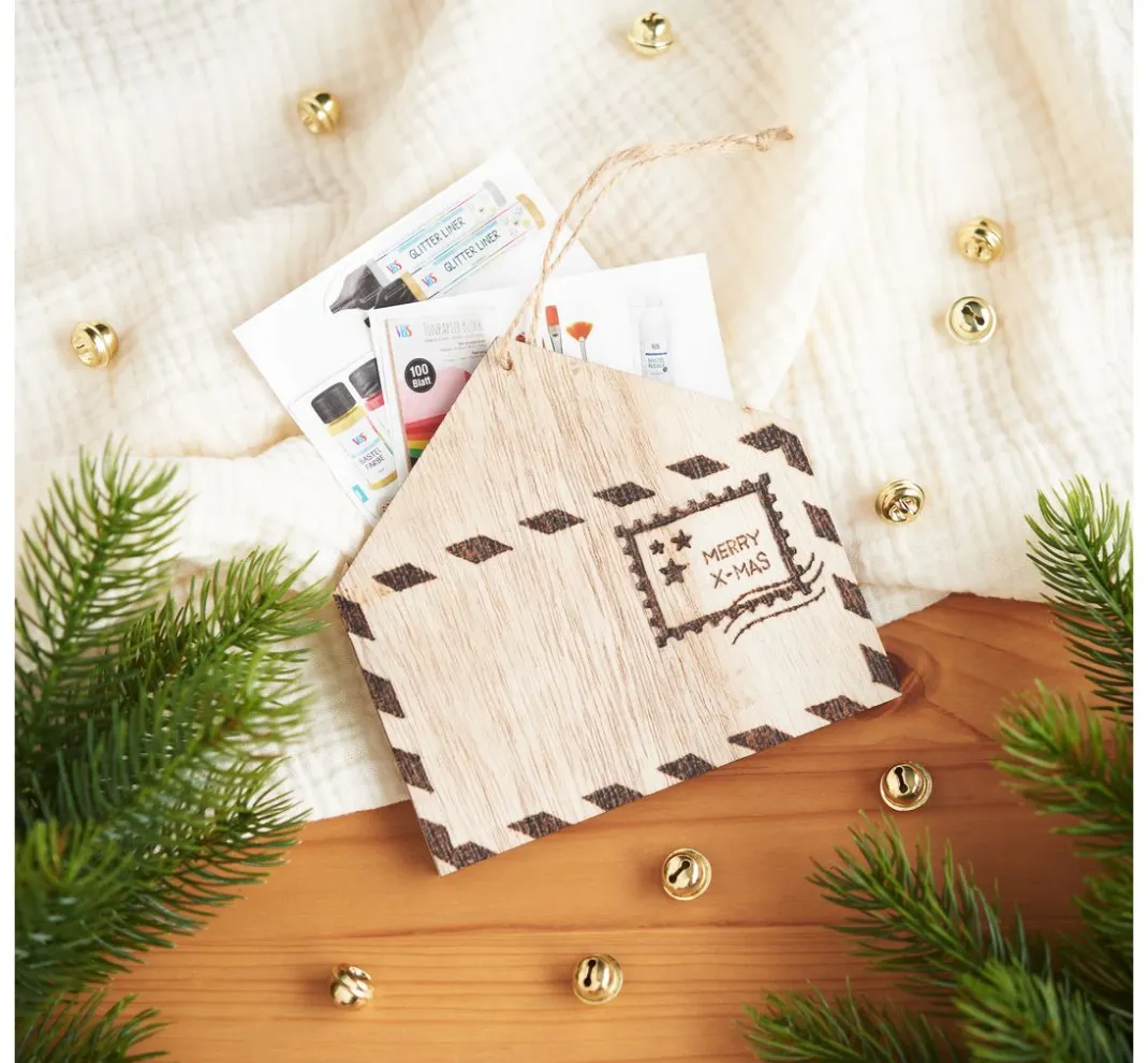 VBS Anhänger|Holz, Mdf & Pappmaché>Holz-Briefumschlag