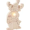 VBS Holz, Mdf & Pappmaché>Holz-Elch mit LED Nase