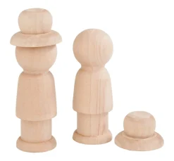 VBS Serviettentechnik|Decoupage>Holz-Figuren mit Hut