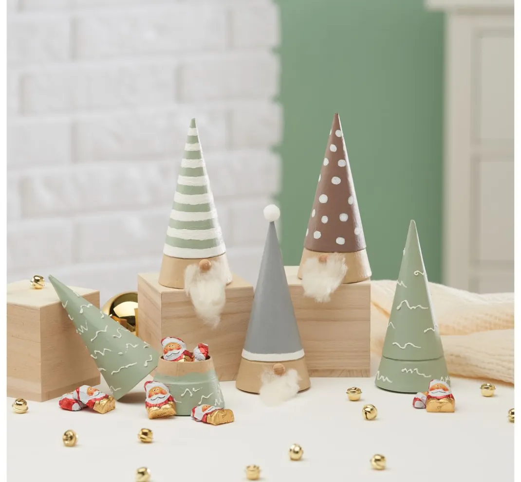 Kinder VBS Holz|Holz, Mdf & Pappmaché>Holz-Halbkugeln ohne Bohrung, 10 Stück