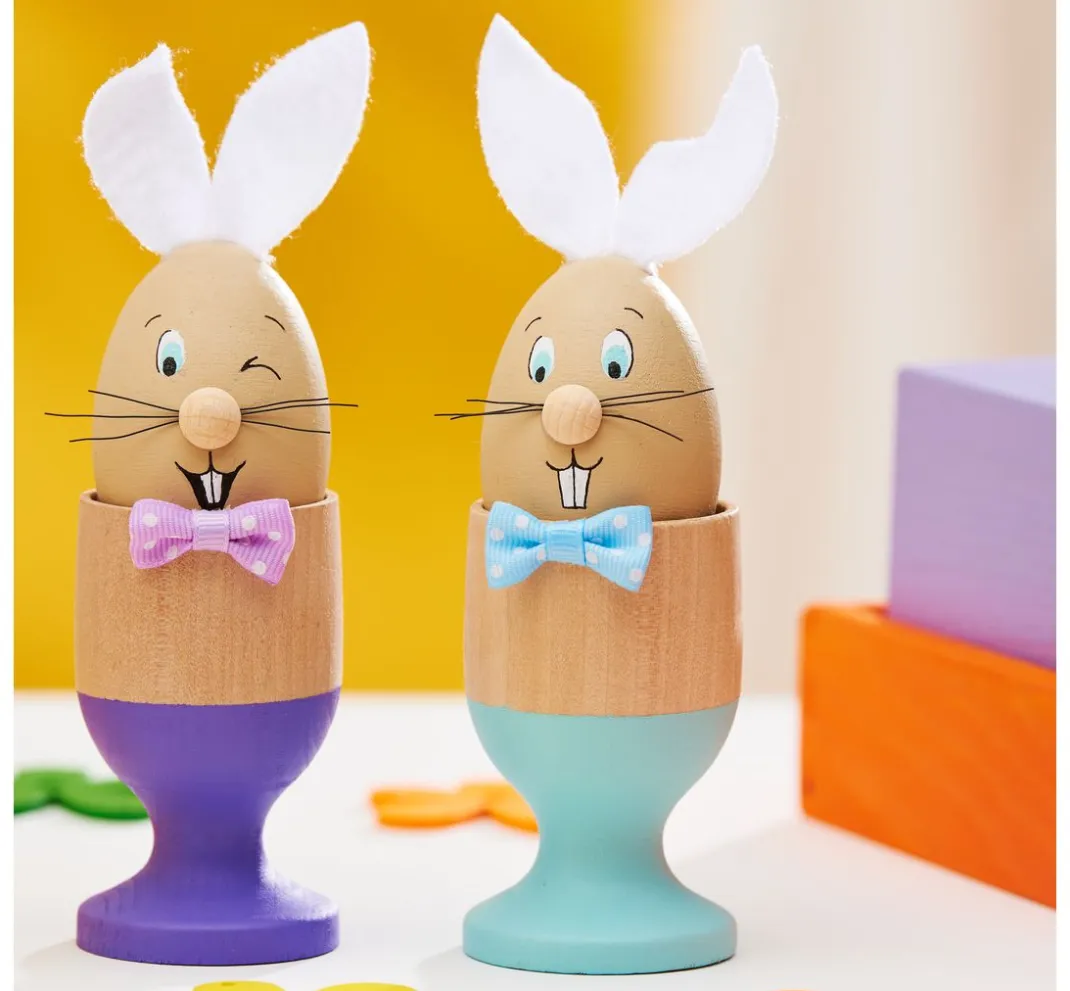 Kinder VBS Holz|Holz, Mdf & Pappmaché>Holz-Halbkugeln ohne Bohrung, 10 Stück